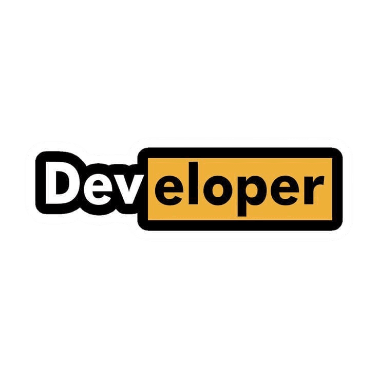 Developer Sticker
